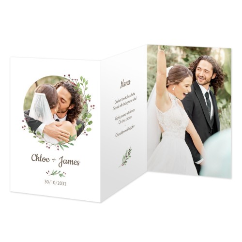 Double Folded Card Portrait 10 x 14,3 cm