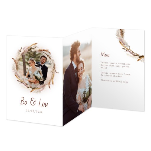 Faire-part 3 volets Portrait 10 x 14,3 cm Faire-part 3 volets Portrait 10 x 14,3 cm