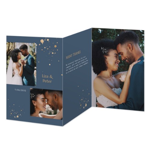 Double Folded Card Portrait 10 x 14,3 cm