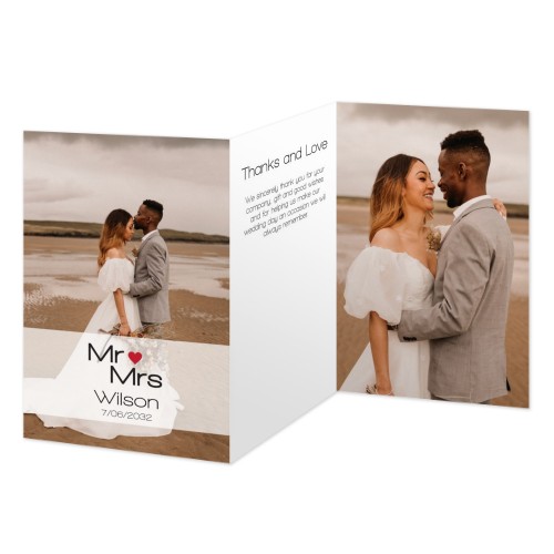 Double Folded Card Portrait 10 x 14,3 cm