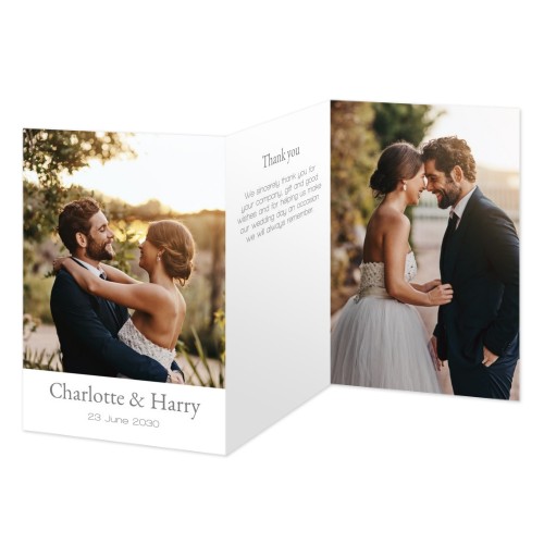 Dubbelgevouwen Kaart Staand 10 x 14,3 cm