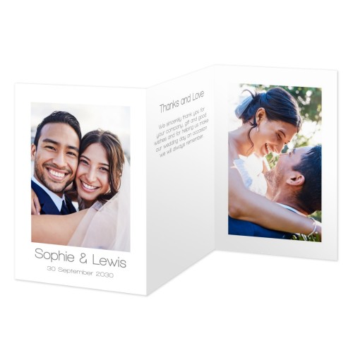 Double Folded Card Portrait 10 x 14,3 cm