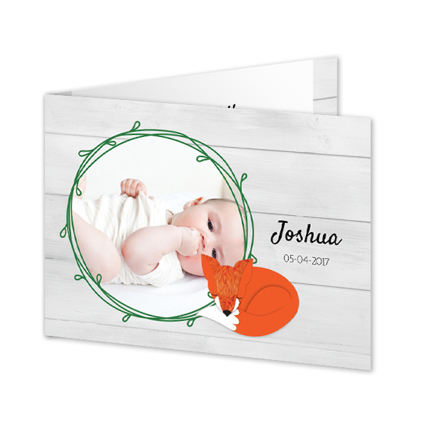 Folded Card Landscape 14,3 x 10 cm