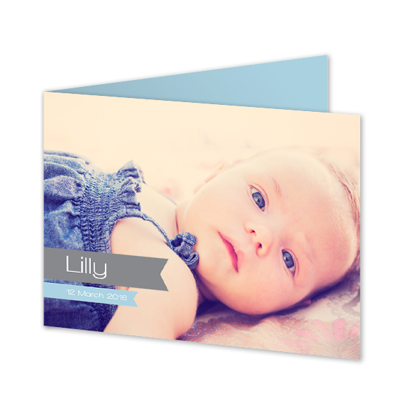 Folded Card Landscape 14,3 x 10 cm