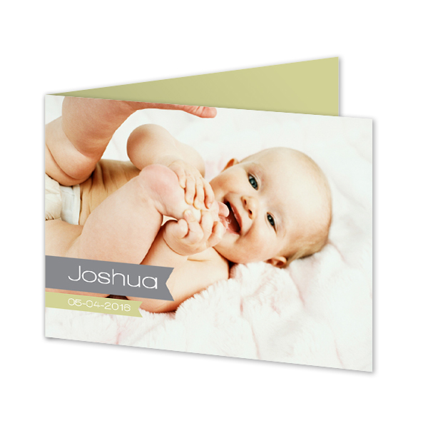 Faire-part 2 volets Paysage 14,3 x 10 cm