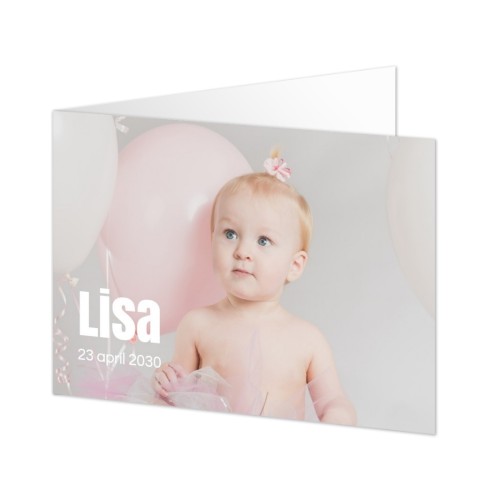 Falt-Grusskarte Querformat 14,3 x 10 cm