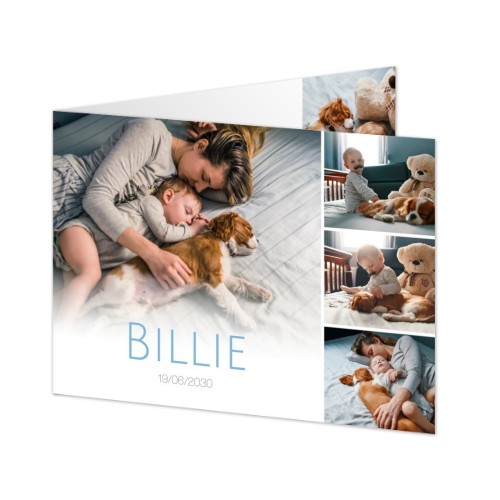 Gevouwen Kaart Liggend 14,3 x 10 cm