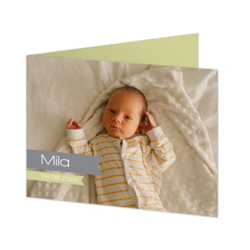 Faire-part 2 volets Paysage 14,3 x 10 cm Faire-part 2 volets Paysage 14,3 x 10 cm