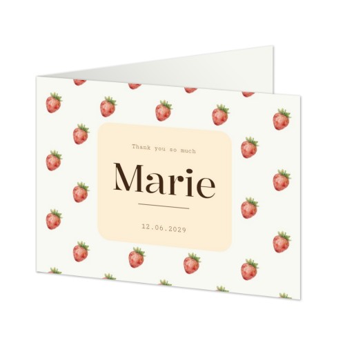 Gevouwen Kaart Liggend 14,3 x 10 cm