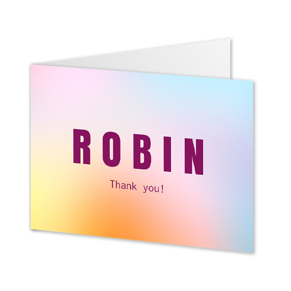 Folded Card Landscape 14,3 x 10 cm Folded Card Landscape 14,3 x 10 cm