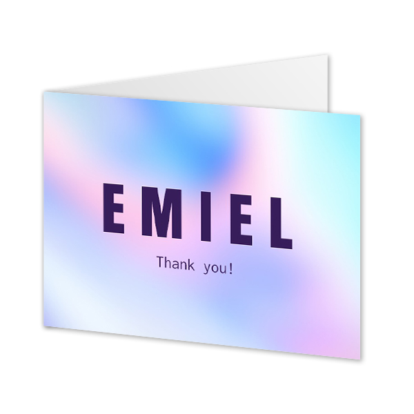 Folded Card Landscape 14,3 x 10 cm Folded Card Landscape 14,3 x 10 cm