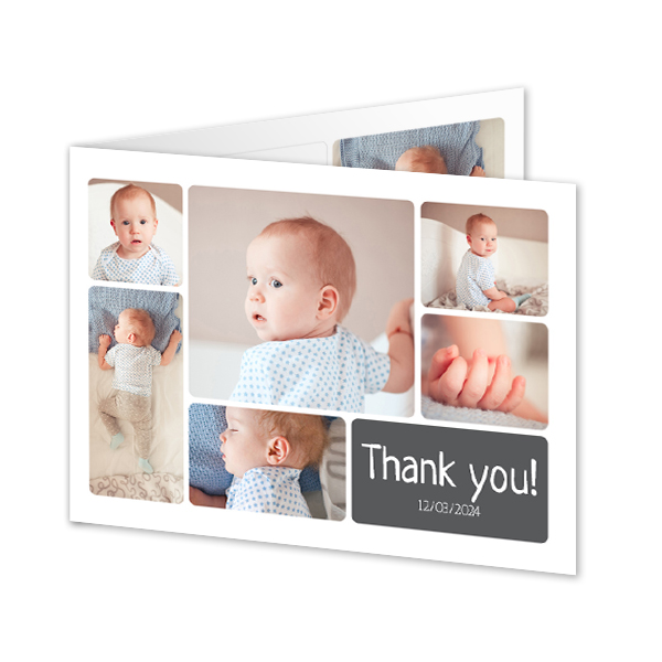 Faire-part 2 volets Paysage 14,3 x 10 cm