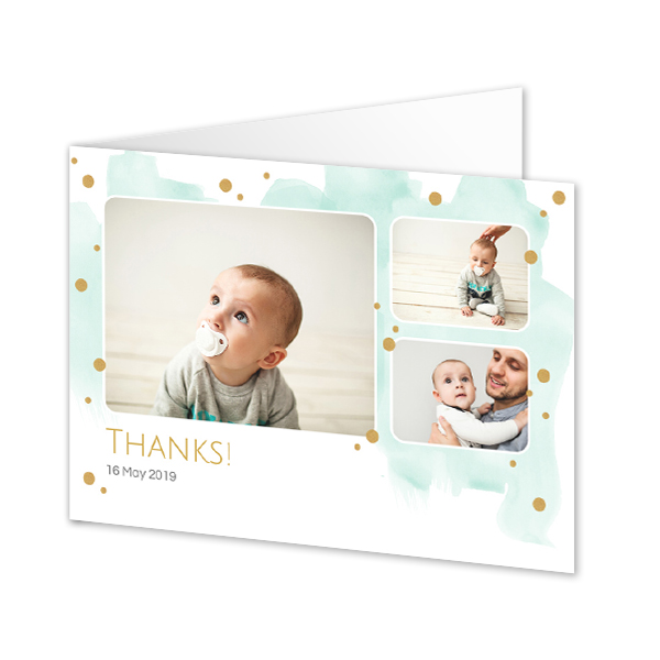 Foldede Fotokort Landskab 14,3 x 10 cm