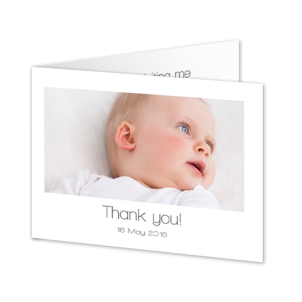 Faire-part 2 volets Paysage 14,3 x 10 cm