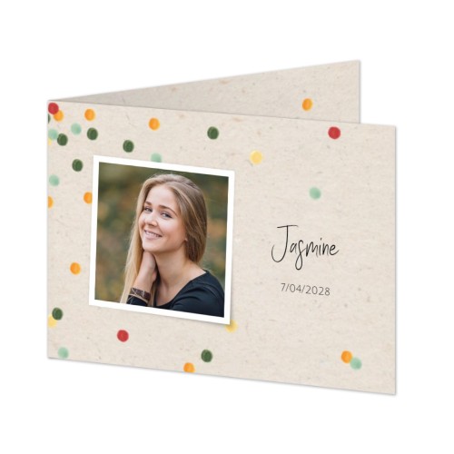 Faire-part 2 volets Paysage 14,3 x 10 cm Faire-part 2 volets Paysage 14,3 x 10 cm