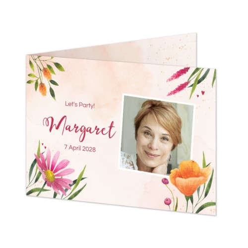Gevouwen Kaart Liggend 14,3 x 10 cm Gevouwen Kaart Liggend 14,3 x 10 cm