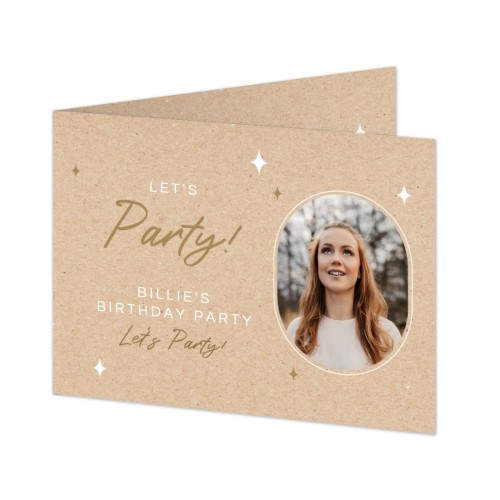 Falt-Grusskarte Querformat 14,3 x 10 cm