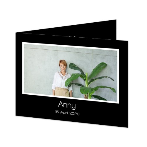 Faire-part 2 volets Paysage 14,3 x 10 cm