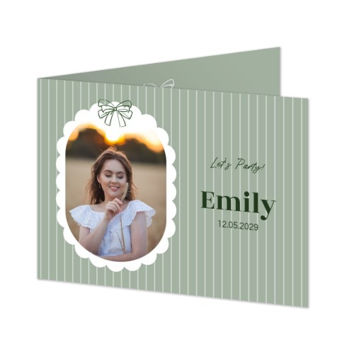 Foldede Fotokort Landskab 14,3 x 10 cm