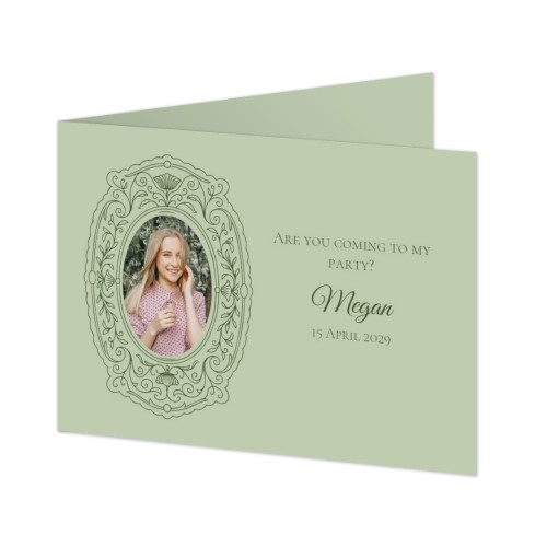 Faire-part 2 volets Paysage 14,3 x 10 cm