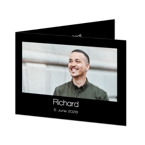 Folded Card Landscape 14,3 x 10 cm