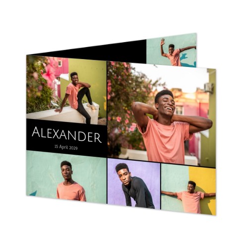 Folded Card Landscape 14,3 x 10 cm