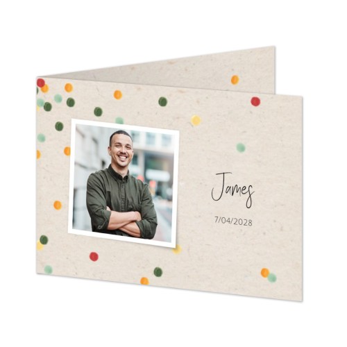 Faire-part 2 volets Paysage 14,3 x 10 cm Faire-part 2 volets Paysage 14,3 x 10 cm