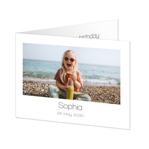 Foldede Fotokort Landskab 14,3 x 10 cm