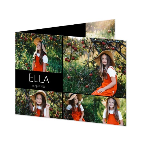 Folded Card Landscape 14,3 x 10 cm