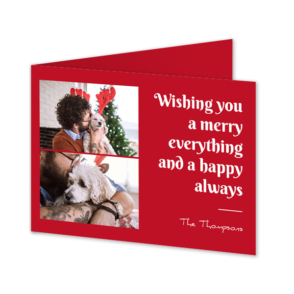 Folded Card Landscape 14,3 x 10 cm