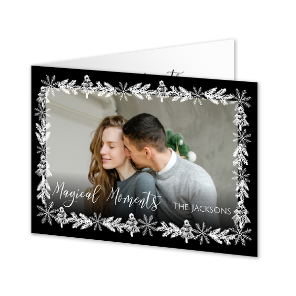 Falt-Grusskarte Querformat 14,3 x 10 cm