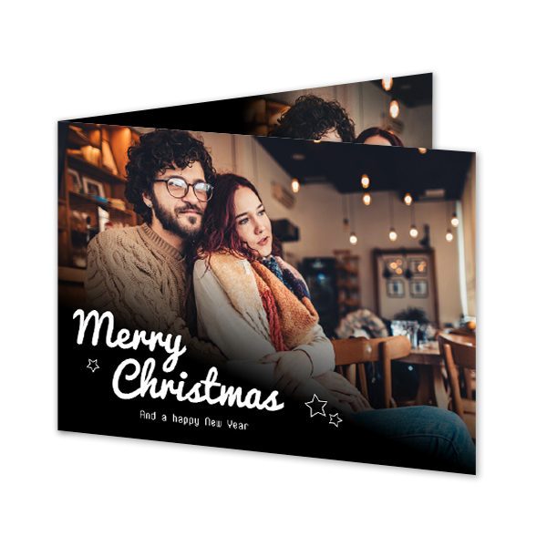 Faire-part 2 volets Paysage 14,3 x 10 cm