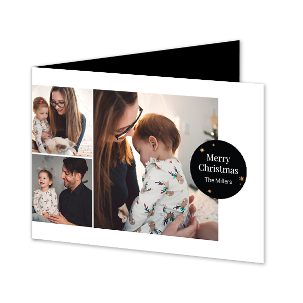 Gevouwen Kaart Liggend 14,3 x 10 cm