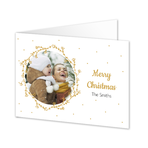 Gevouwen wenskaart liggend 14,3 x 10 cm Gevouwen wenskaart liggend 14,3 x 10 cm