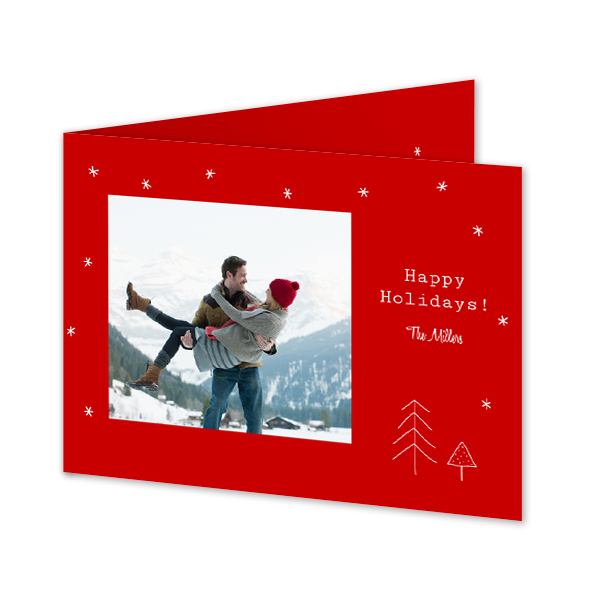 Doble Fotokort Liggende 14,3 x 10 cm