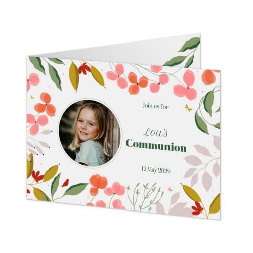 Gevouwen wenskaart liggend 14,3 x 10 cm Gevouwen wenskaart liggend 14,3 x 10 cm