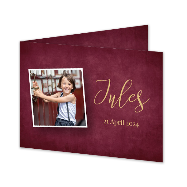 Folded Card Landscape 14,3 x 10 cm Folded Card Landscape 14,3 x 10 cm