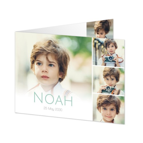 Gevouwen Kaart Liggend 14,3 x 10 cm