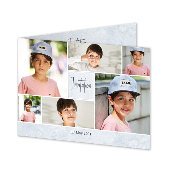 Faire-part 2 volets Paysage 14,3 x 10 cm Faire-part 2 volets Paysage 14,3 x 10 cm