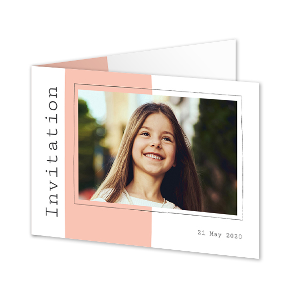 Gevouwen wenskaart liggend 14,3 x 10 cm Gevouwen wenskaart liggend 14,3 x 10 cm