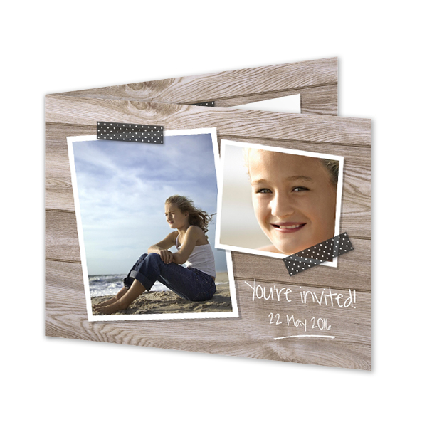 Falt-Grusskarte Querformat 14,3 x 10 cm