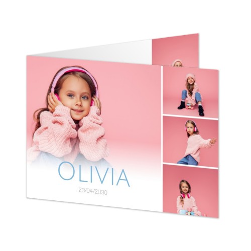 Gevouwen Kaart Liggend 14,3 x 10 cm