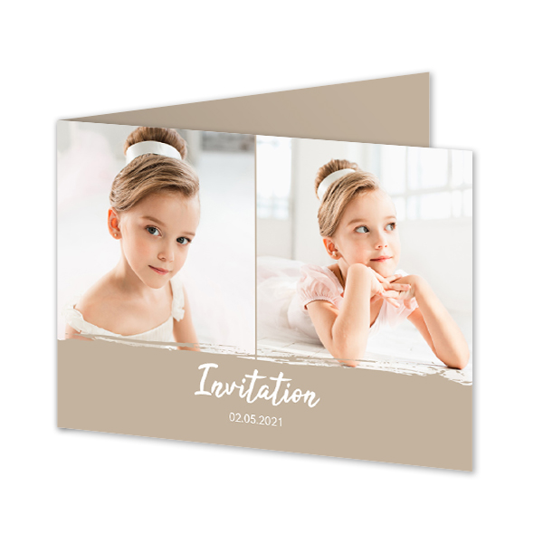 Folded Card Landscape 14,3 x 10 cm