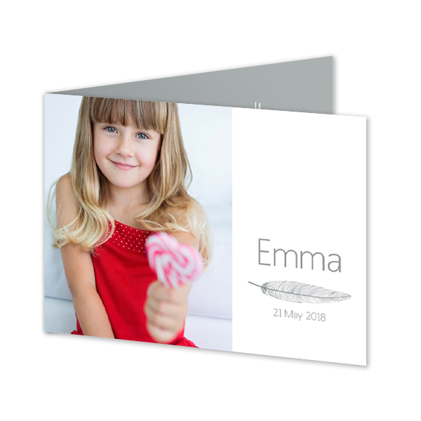 Foldede Fotokort Landskab 14,3 x 10 cm