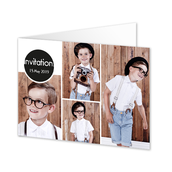 Falt-Grusskarte Querformat 14,3 x 10 cm