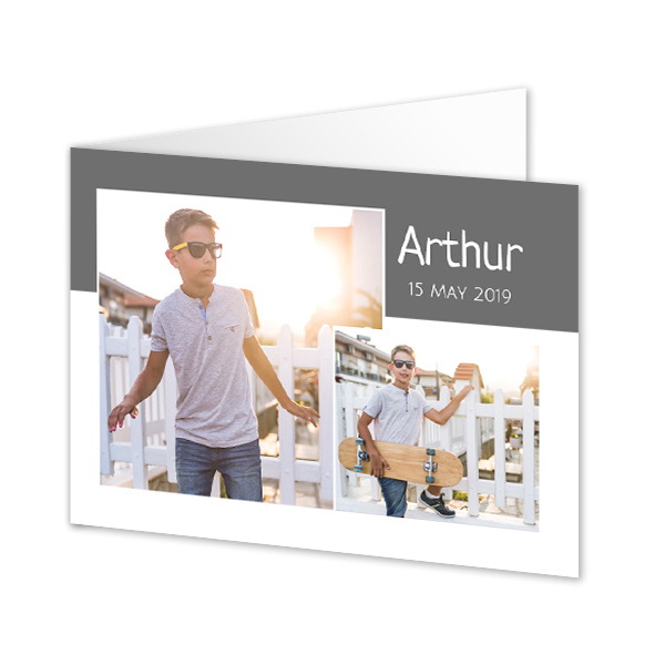 Folded Card Landscape 14,3 x 10 cm Folded Card Landscape 14,3 x 10 cm