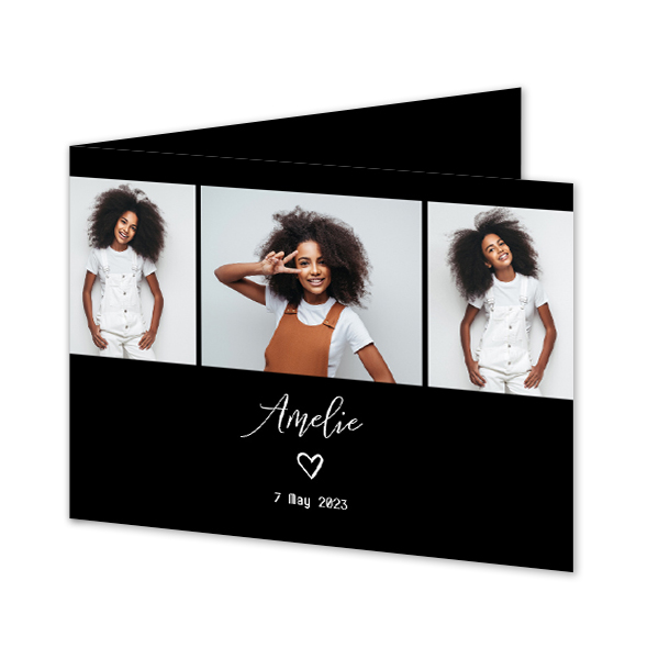 Folded Card Landscape 14,3 x 10 cm Folded Card Landscape 14,3 x 10 cm