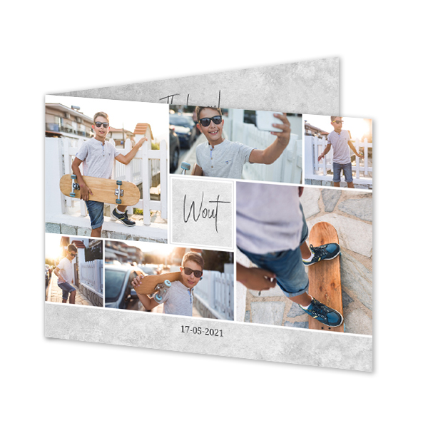 Foldede Fotokort Landskab 14,3 x 10 cm