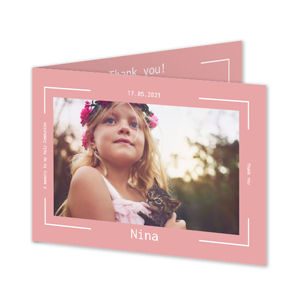 Folded Card Landscape 14,3 x 10 cm