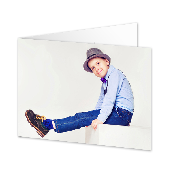 Gevouwen Kaart Liggend 14,3 x 10 cm Gevouwen Kaart Liggend 14,3 x 10 cm